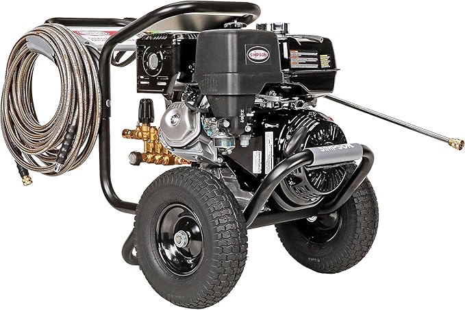 Simpson PS4240 PowerShot Gas Pressure Washer Powered by Honda GX390, 4200 PSI at 4.0 GPM, (49 State) 60456