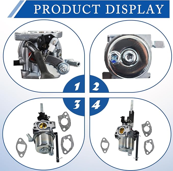 WFLNHB Carburetor Replacement for 20001171 LCT 254cc Snow Engine with Idle Down Control Replacement for Ariens 921023 921024 921030 921045 921046 921323 Snowblowers