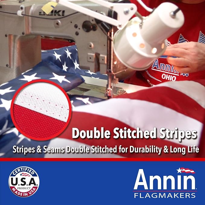 Annin Flagmakers (2720) Tough-Tex American Flag, Made in USA, 4 x 6 Feet, Polyester