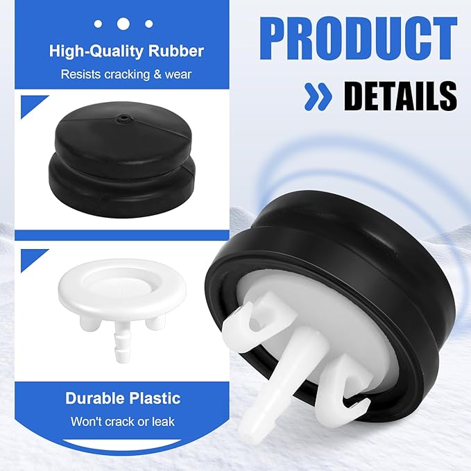 667460 Primer Bulb Compatible with Toro Lawn-BOY 66-7460 44-2750 Stens 120-440 24-1027 CCR-3650 CCR-1000 CCR-2000 FSL90-0071 Snowblower Parts (5 Pack)