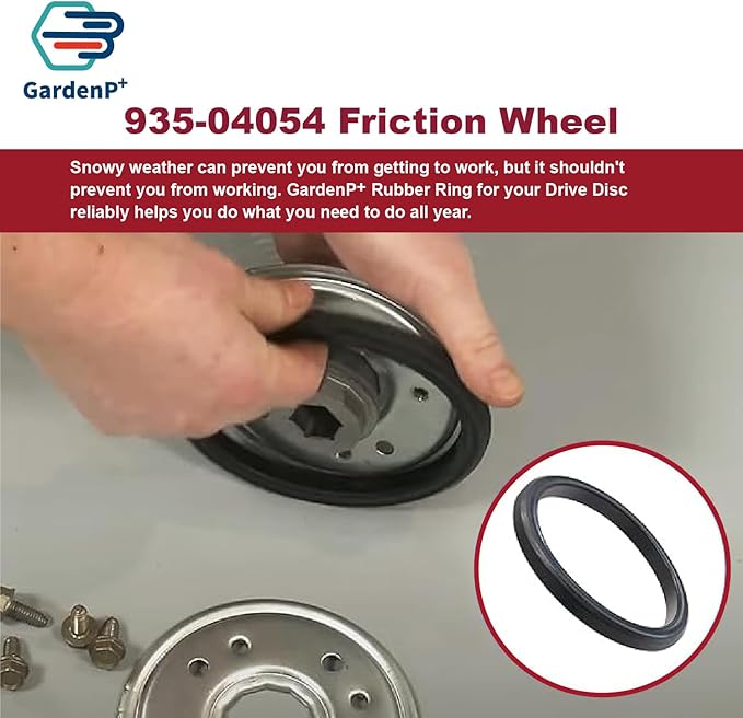 935-04054 Friction Wheel for MTD, Craftsman, Troy Bilt, Cub Cadet, Yard-Machines Snowblower/Snow Thrower; OEM 935-04054A, 735-04054A, 735-04054
