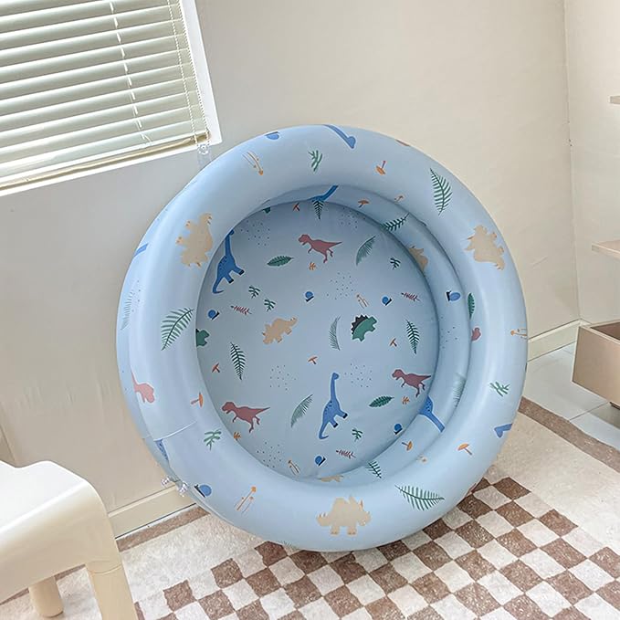 Keenso Inflatable Pool Thickened Blow Up Pool for Kids with Cute Style, Harmless Material, Wide Uses, Suitable for Indoor or Outdoor Play
