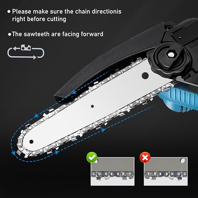 2 in 1 Cordless 6 inch Pole Saw & Mini Chainsaw with 2× 21V Battery, Electric Polesaw with Extension Pole for Tree Trimming