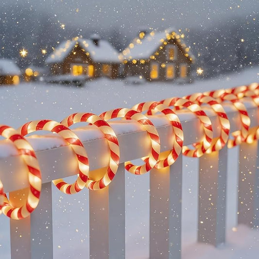 360 LED Christmas Lights, 40 FT Candy Cane Rope Lights, Waterproof Xmas Tree Light, Connectable Tube Light Plug in for Indoor Outdoor Garden Yard Holiday Wedding Festival Party Decoration