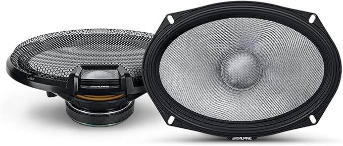 Alpine 6.5" & 6x9 R2 High-Resolution Speaker Bundle - A Pair of R2-S6533-Way Component Speakers & a Pair of R2-S69C 6x9 Component Speakers