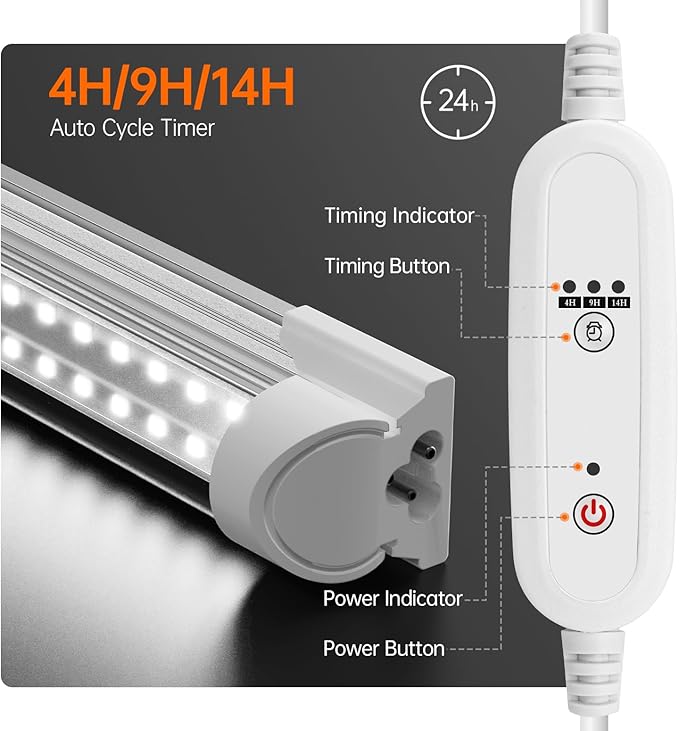 Bstrip Indoor Greenhouse with Grow Light, Mini Green House with 4 Pack 20W Full Spectrum Plant Lights with Timer, Plant Shelf with Tent for Indoor Plant, Seed Starting, Seed Tray, 27.2"x19.9"x61.8"