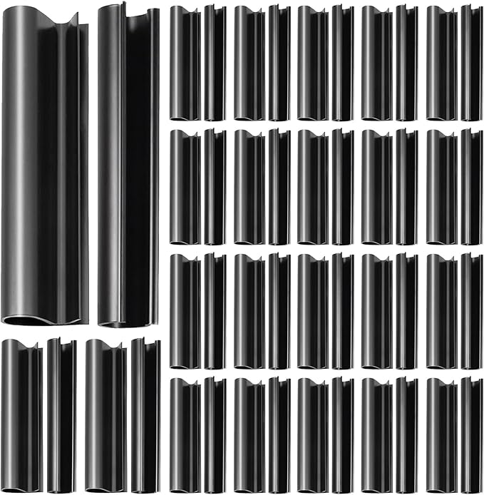 72 PCS Cover Clip for Pool Securing Winter Pool Cover Clips for Above Ground Pools-2 Shapes Pool Cover Clamps 4.7 inch Wind Guard Clips Securing Cover Clip for Pool with Metal Railing