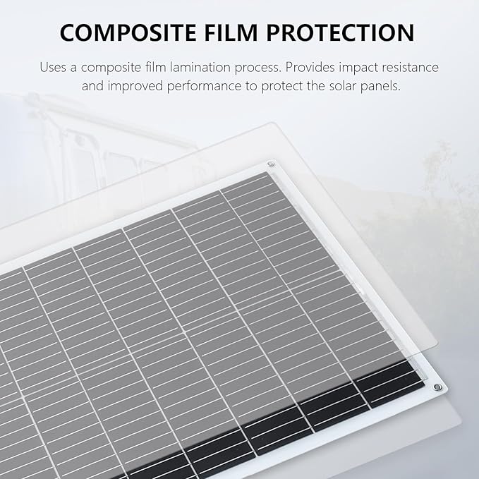 XINPUGUANG 100W Flexible Solar Panels 400w 12V Solar System Kit Monocrystalline Cell Module 40A Controller for Off Grid Solar Battery Charge for RV Boat Trailer Cabin(400W)