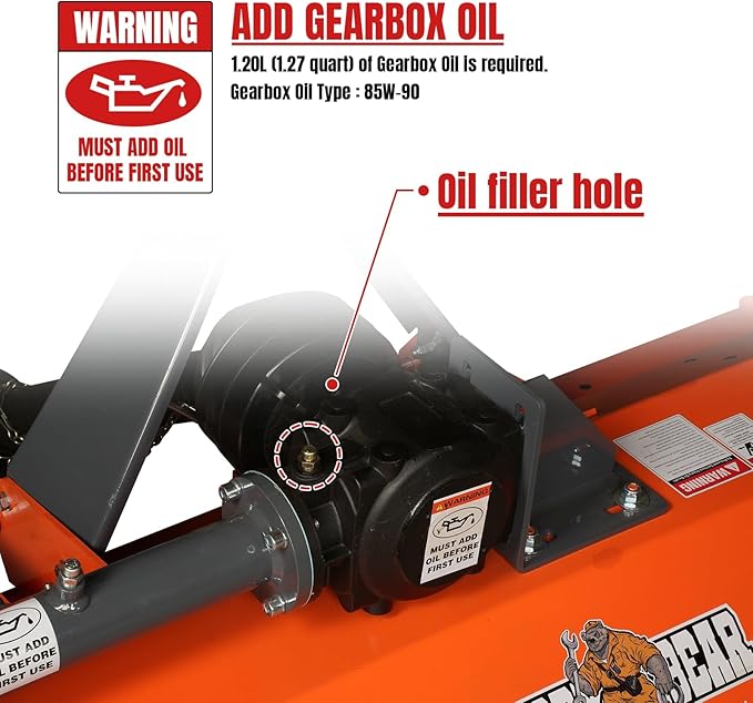 60'' PTO Flail Mower 3 Point 30-60hp, NAM60