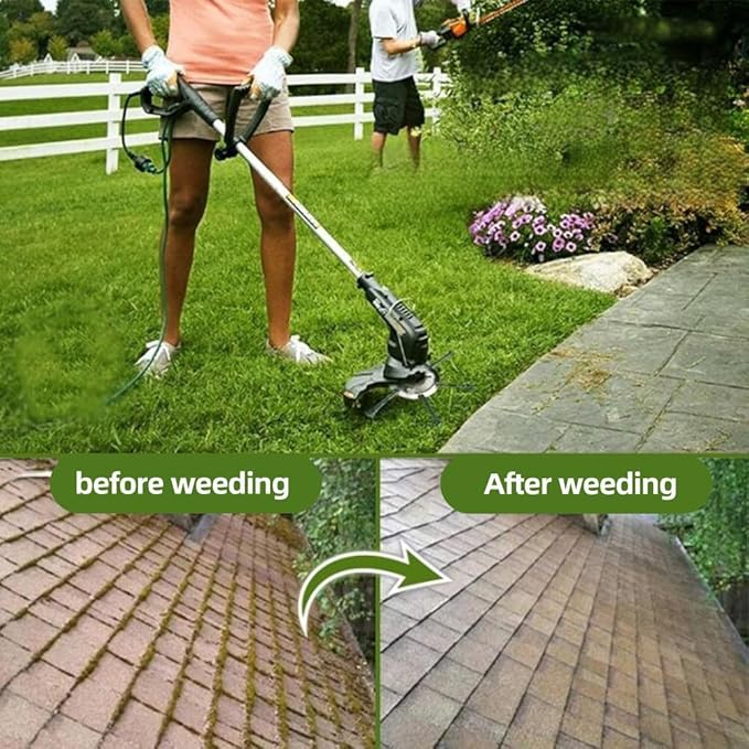 Steel Wire Grass Trimmer Head, 2025 Upgraded String Trimmer Replacement Head, 6 Inch Steel Wire Wheel Grass Trimmer Blade Remover Tool for Lawn Mower Tray (1, 6 Blade)