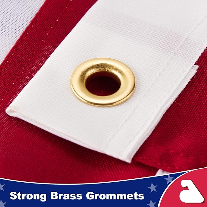 American Flag 3x5 ft Ultra Durable Series, Heavy Duty Spun Polyester, High Wind Fade Resistant US/USA Flags with Embroidered Stars & Sewn Stripes, Perfect for Outdoor Display