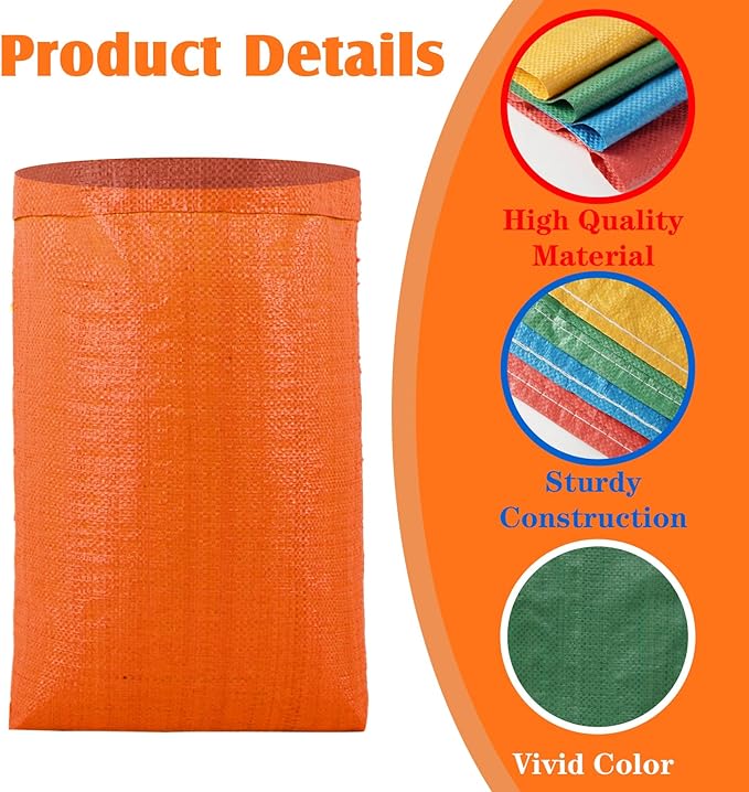 10Pcs Colorful Potato Sack Race Bags, Reusable Vegetable Storage Bags for Potato Tomato Onion Bean Storage