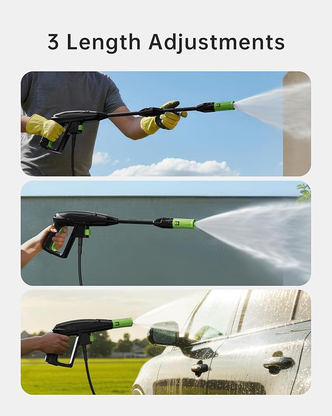 Pressure Washer, Patoolio Power Washers with Foam Cannon for Fences/Patios/Decks/Patios and Cars Powerwasher