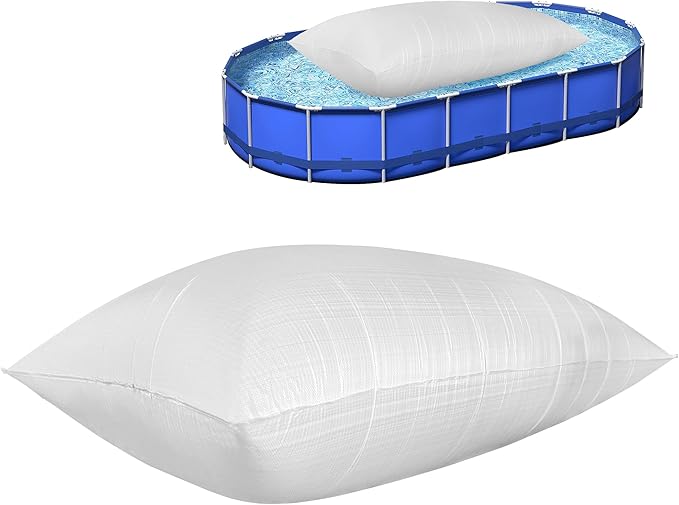 Adnee 4 x 8 Ft PP Weave Rectangular Pool Air Pillow-Inflatable Winterizing Closing Pillow for Above Ground Pools-Cold Resistant Pool Pillows for Closing Winter Support Pool Covers