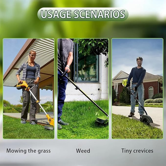 3 Packs Steel Wire Trimmer Head, 2025 New String Trimmer Replacement Head for Electric Battery Powered Cordless String Trimmer,6 Inch Wire Weed TrimmerHead Weed Remover Tool.(6 Blade)