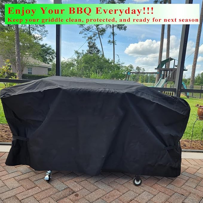 Griddle Cover for Blackstone 36 inches Cooking Station with Hood, 600D Heavy Duty Waterproof Flat Grill Cover for Blackstone 5482 36in Griddle Cover Replacement
