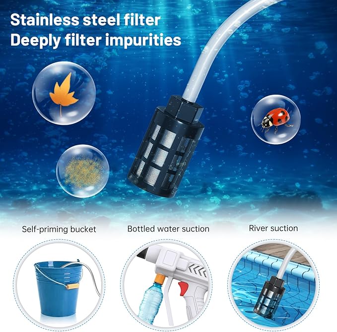 Housiwill Cordless Pressure Washer, Portable Battery Pressure Washer, 6-in-1 Nozzle Portable Cordless Power Washer Handheld for Car Floor Patio Cleaning.