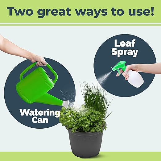 TPS NUTRIENTS Herb Plant Food for All Edible Herbs, Leafy Greens and Veggies, Liquid Houseplant Fertilizer, 1 Gallon (128 oz)