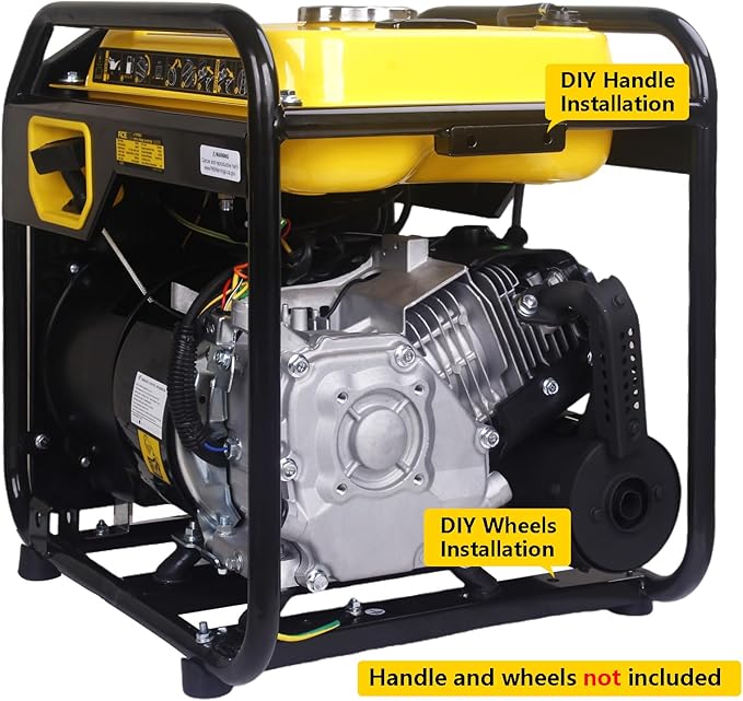 Aceup Energy 4500 Watt Inverter Generator 223CC, Gas Powered Generator for Home Use, Camping, EPA Compliant