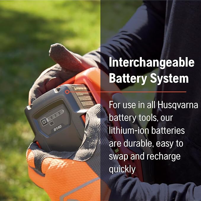 Husqvarna 110iL FLXi Cordless Grass Trimmer and Edger, Attachment Capable Battery Weed Trimmer with 4 Ah Battery and Charger Included, Extension Pole for Longer Reach
