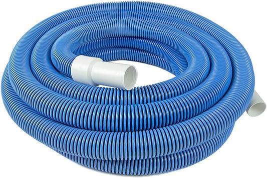 Poolmaster Manual Pool Vacuum Hose – 30 Ft x 1-1/2” for Inground & Above Ground Pools – Not for Automatic Cleaners – Kink-Free, Heavy Duty Pool Cleaner Hose with Swivel Cuff – Made in USA