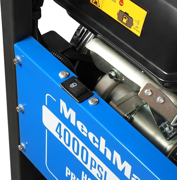 4000 PSI 4 GPM Kohler E-Start Engine Hot Water Pressure Washer Skid Mounted with 245 Gal Tank, Model HPW40KBT