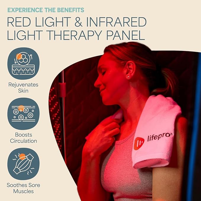 LifePro Portable Sauna for Home with Red Light Therapy – Full Body Steam Room with 2.6L Steamer, Adjustable Heat Levels & Essential Oils – Easy-to-Use Infrared Sauna for Home