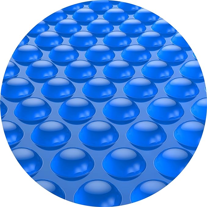 BigXwell Solar Pool Cover, 12Mil Round 12 Foot for Above-Ground and In-Ground Pools, 1200Series Solar Blanket for Swimming Pool (Round 12 FT)