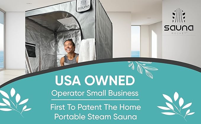 Sauna Rocket | 3-Person Full Body Sauna Portable Tent | in-Home Use for Relaxation, Recovery, and Wellness (Tent ONLY)