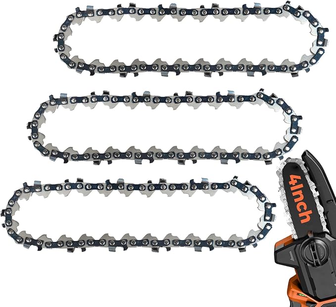 4 Inch Mini Saw Chain 1/4" Mini-pitch .043 Gauge 28 Drive Link for Stihl GTA 26 Pruner Chainsaw Replace 36700000028,71 PM3 28,3670 005 0028 (3 Packs) (40T-6)