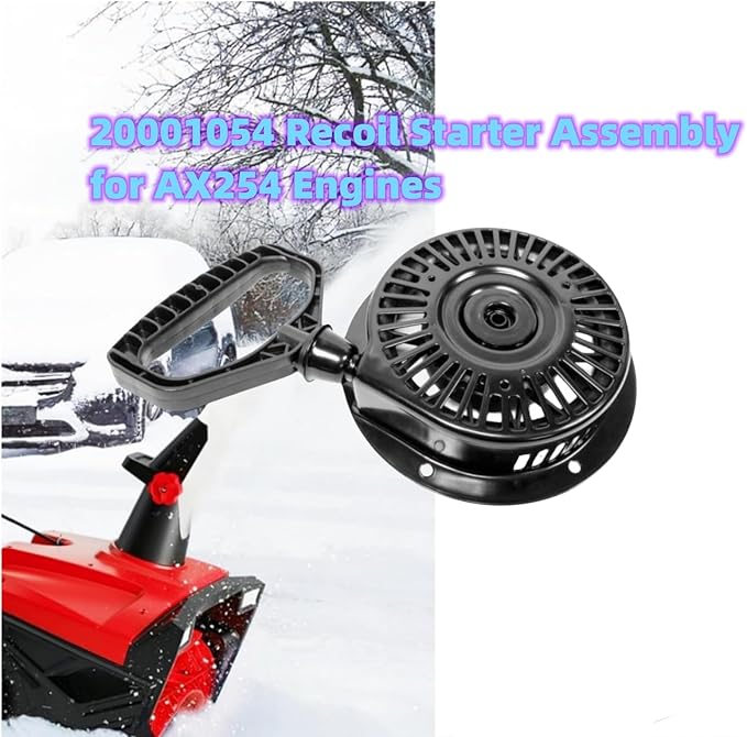20001054 Recoil Starter Assembly for Ariens AX254 Engines Snow Blowers Round Pull Starter 920013 920021 920022 920313 920314 920315