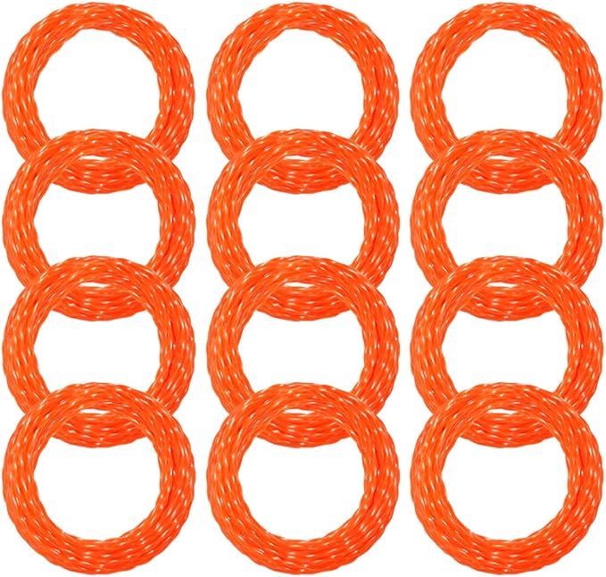 12PC 14 feet *.095" Replacemnt AL2450s Precut Line for EGO ST1502SA ST1511T ST1623T ST1611T ST1500SF ST1530 STA1500 STX3800, BCX3800 ST1502XY ST1500XY ST1504SF 15-Inch String Trimmer