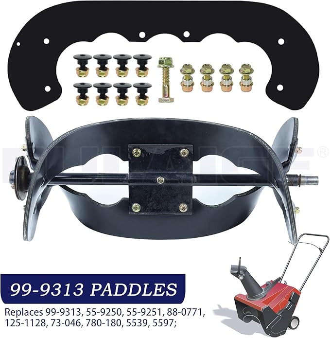 99-9313 Snow Blower Paddles Replaces 999313, 88-0771, 125-1128, 55-9250, 55-9251 for Toro Power Clear 210 210E 221 421 621 721 CCR 2000 CCR 2400 CCR 2450 CCR 2500 CCR 3000 CCR 3650 Snowthrower
