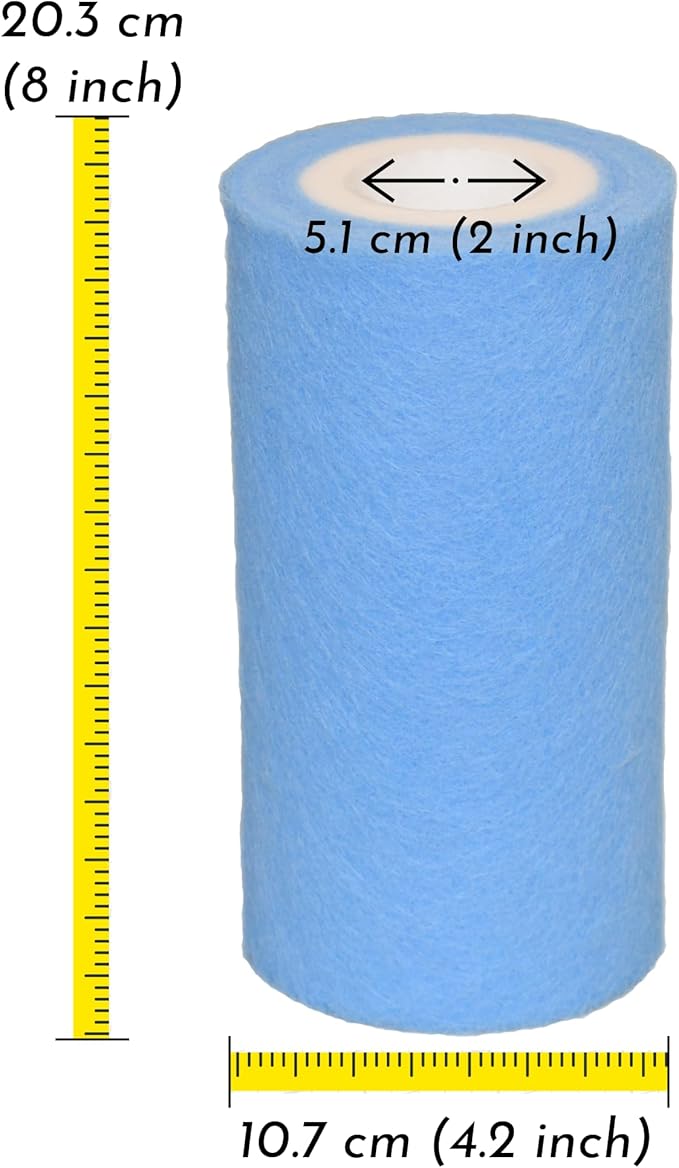 A or C Meltblown Pool Filter Replacement Type III Pool Filter Compatible with Intex 29000E/59900E Easy Set, Summer Escapes, Inflatable Swimming Pool, A/C Pack of 6