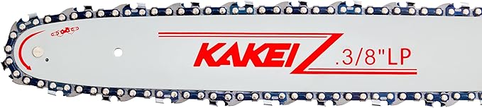 KAKEI 14 Inch Chainsaw Bar& Chain Combo - 3/8" LP Pitch, .050" Gauge, 52 Drive Links Fits Husqvarna 120, Echo CS-310, Ryobi RY3714& More (3 Chains+ 1 Bar)