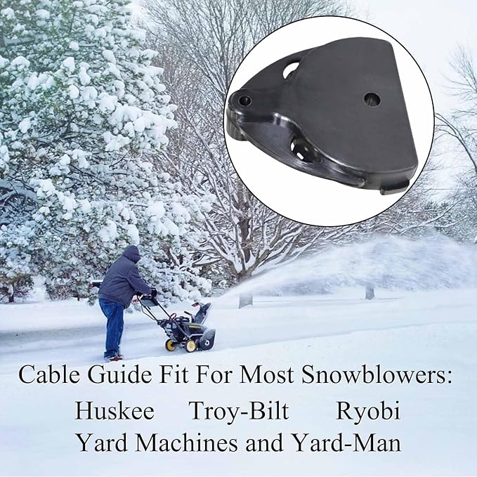Hedie Cable Guide 731-1313 Compatible with Ryobi Yard Machines MTD Snowblowers Snowthrowers Parts Replaces 731-1313A 731-1313B