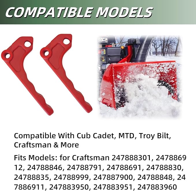 2 Packs 731-06113 Snowblower Steering Control Trigger Replacement Part for MTD 731-06113 Craftsman Troy Bilt Snow Blower