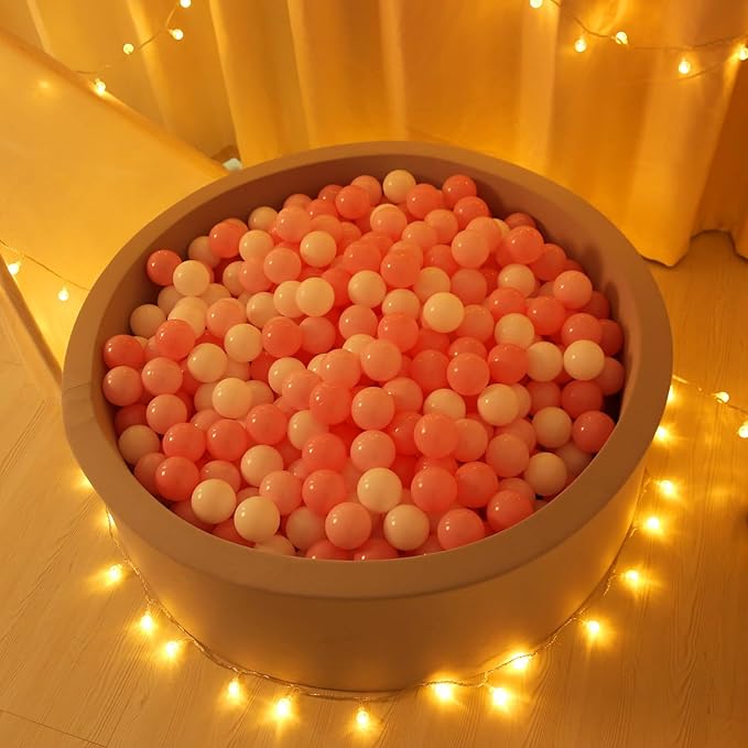 GOGOSO Ball Pit Balls Crush Proof Non-Toxic Plastic Balls Babies Kids Toy Bulk Pack 170pcs 2.2inchs