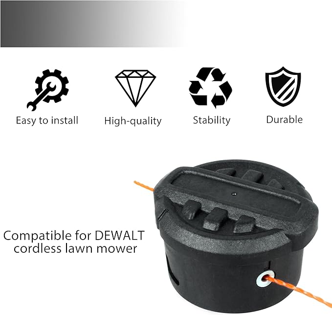Replacement Trimmer Head for Dewalt DCST920 DCST922 DCST970 DCST990 DCST925 Cordless String Trimmer 1 Pcs