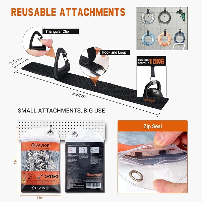 Savior 3PC 10 Inch Pole Saw Chain for Stihl 71PMM3 56, 1/4" Pitch .043" Gauge 56 Drive Links Chainsaw Chain for MSA120 C-B, 10" Pole Saw Chain for EGO PS1000 / PS1001 / PSX2510 10-Inch 56V Pole Saw
