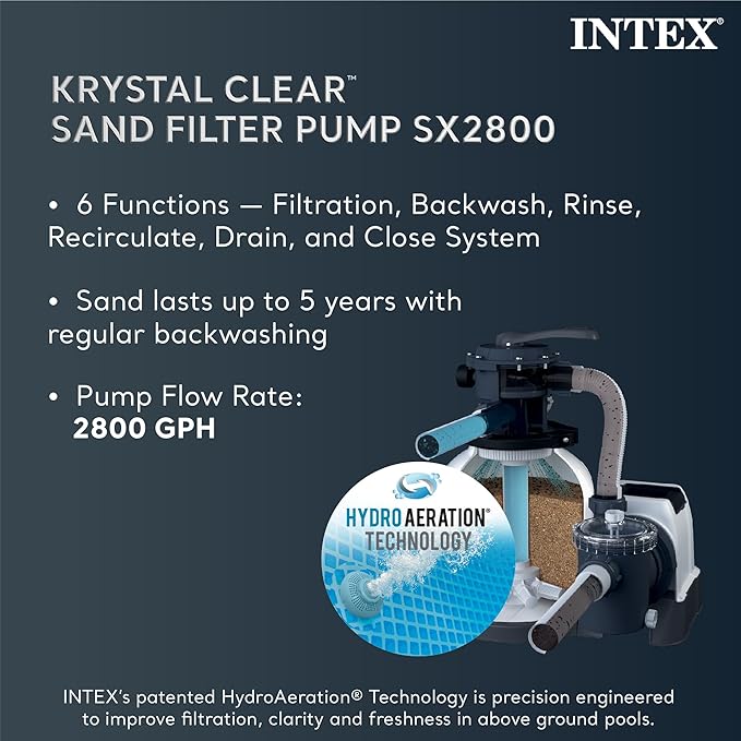 Intex Ultra XTR Deluxe Above Ground Swimming Pool Set, Includes Cartridge Sand Filter Pump, SuperTough Puncture Resistant, Rust Resistant, 24' x 52"