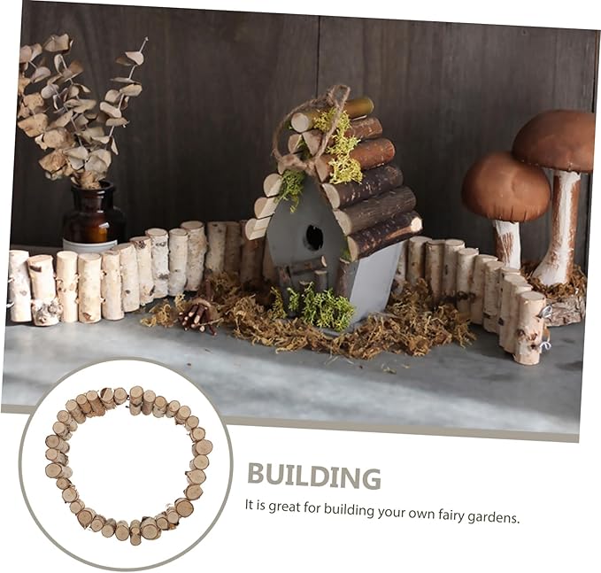 1Pc Adorable Miniature Fence for DIY Fairy Gardens Succulent Landscapes Indoor Durable Crafting Accessory for Plants and Garden Projects
