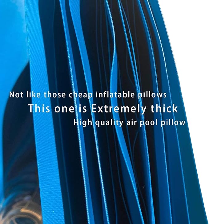 LIBERECOO 4'x15' Pool Pillows for Above Ground Pools, winterize Closing kit Winter Pool Pillow.Super Durable & Strong Cold Resistant Easy Centering,2 Ropes Included
