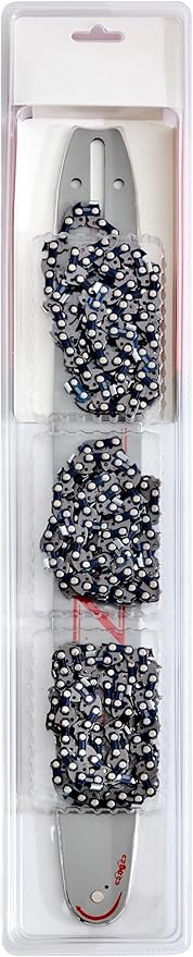 KAKEI 16 Inch Chainsaw Bar& Chain Combo for STIHL - 3/8" LP Pitch, .043" Gauge, 55 Drive Links Fits Stihl MS170, MS171, MS180c (3 Chains+ 1 Bar)