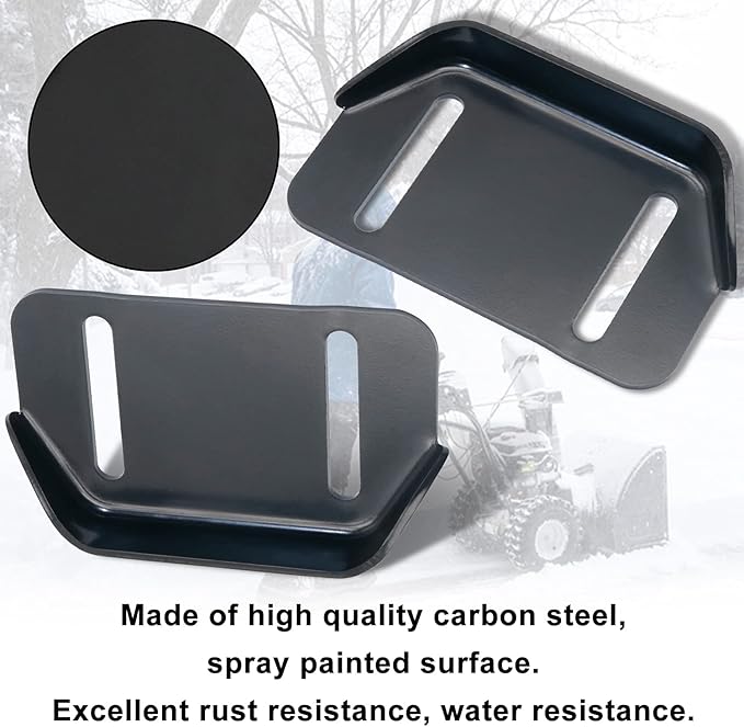 for 784-5580 784-5580-0637 MTD Parts Snow Thrower Slide Shoes Set with Bolt and Nut Pack of 2
