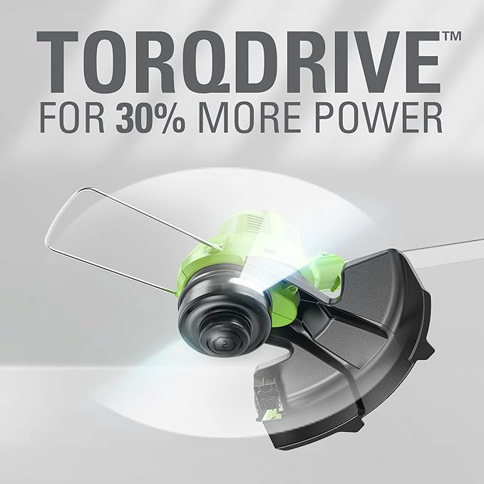 Greenworks 40V 15-Inch Torqdrive String Trimmer, Battery and Charger Not Included