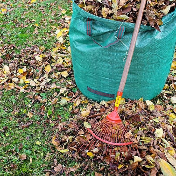 3-Pack 72 Gallon Yard Lawn Reusable Leaf Bags - Heavy Duty Waste Bags Perfect for Leafs/Leaves, Yard Debris Storage and Garden Accessories