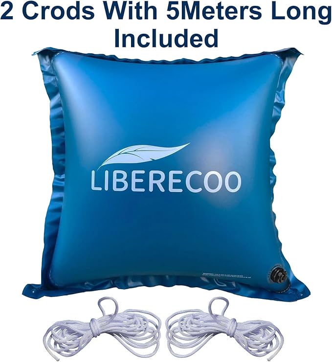LIBERECOO 4'x4' Pool Pillows for Above Ground Pools, winterize Pool Closing kit Winter Pool Pillow.Super Durable & Strong Cold Resistant Easy Centering,Rope Included