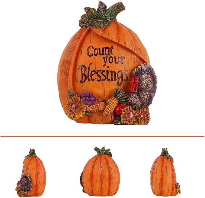 Topadorn Fall Pumpkin House Decor, Pumpkin Decorations Fall Decor for Home-Harvest Festivals & Parties