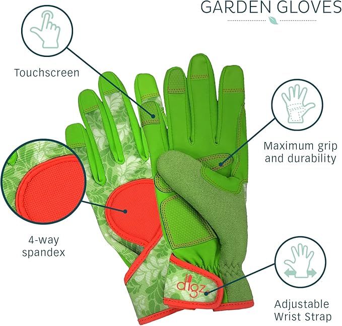 Digz Gardening Gloves, Garden Gloves for Women
